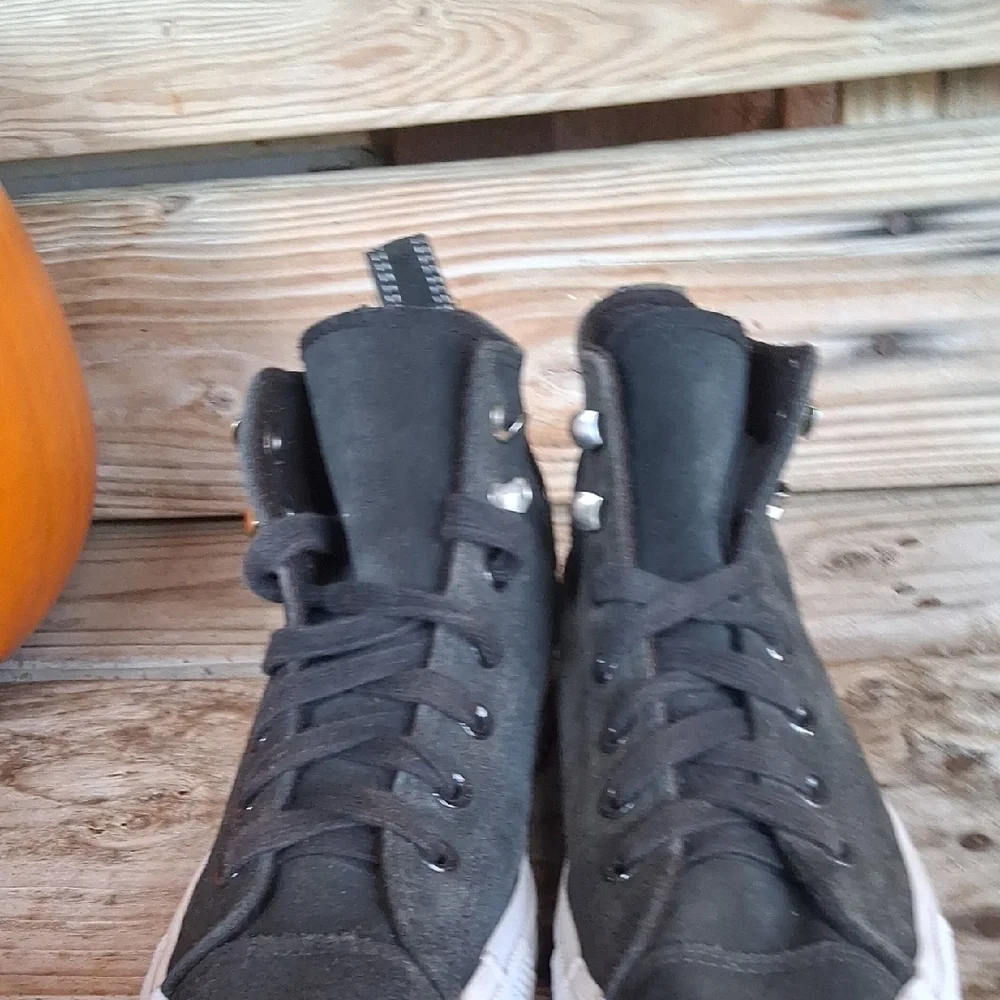 Converse Charcoal High-Top Sneakers - Picture 6 of 14